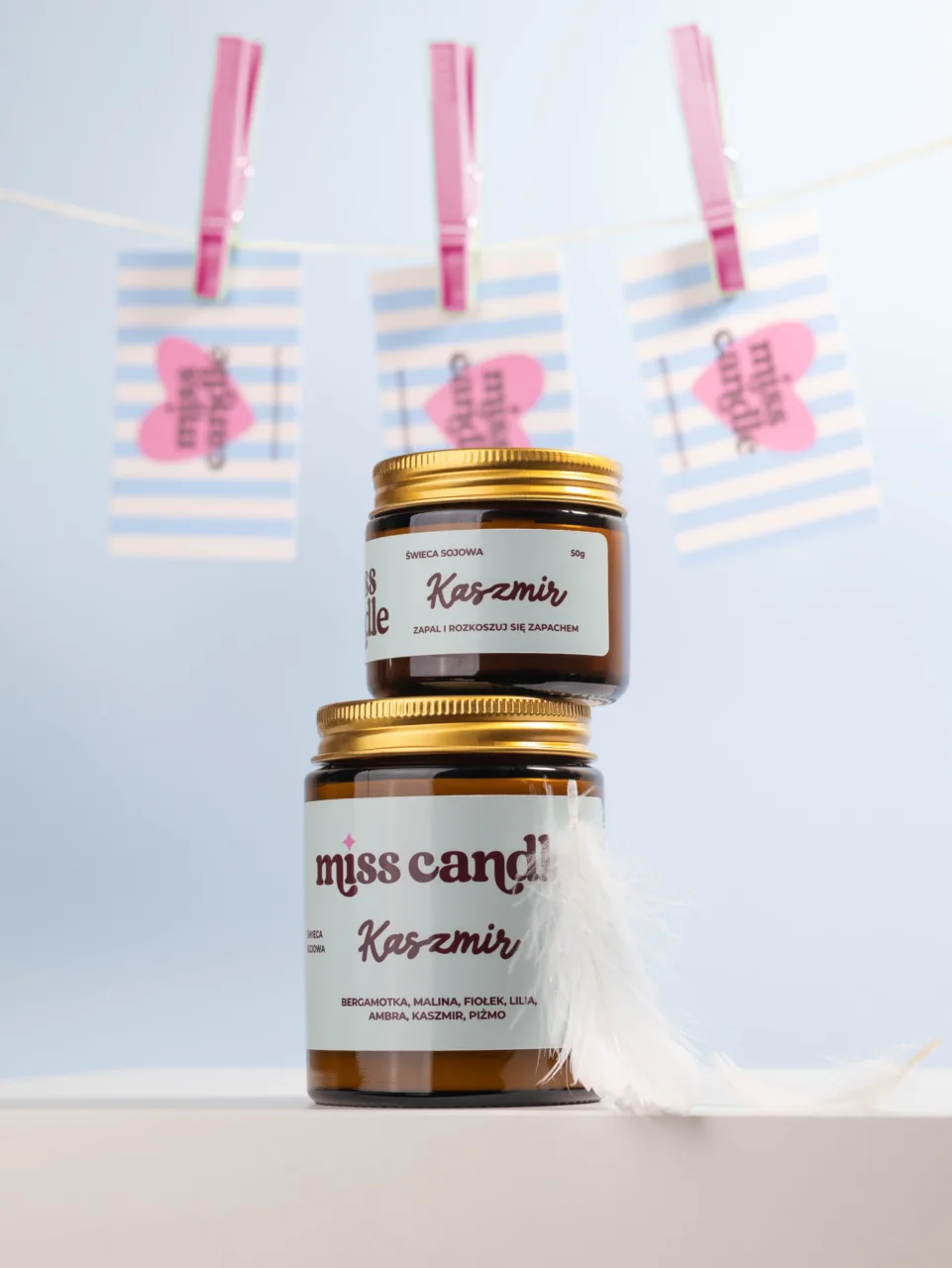 Świeca sojowa Kaszmir 200g