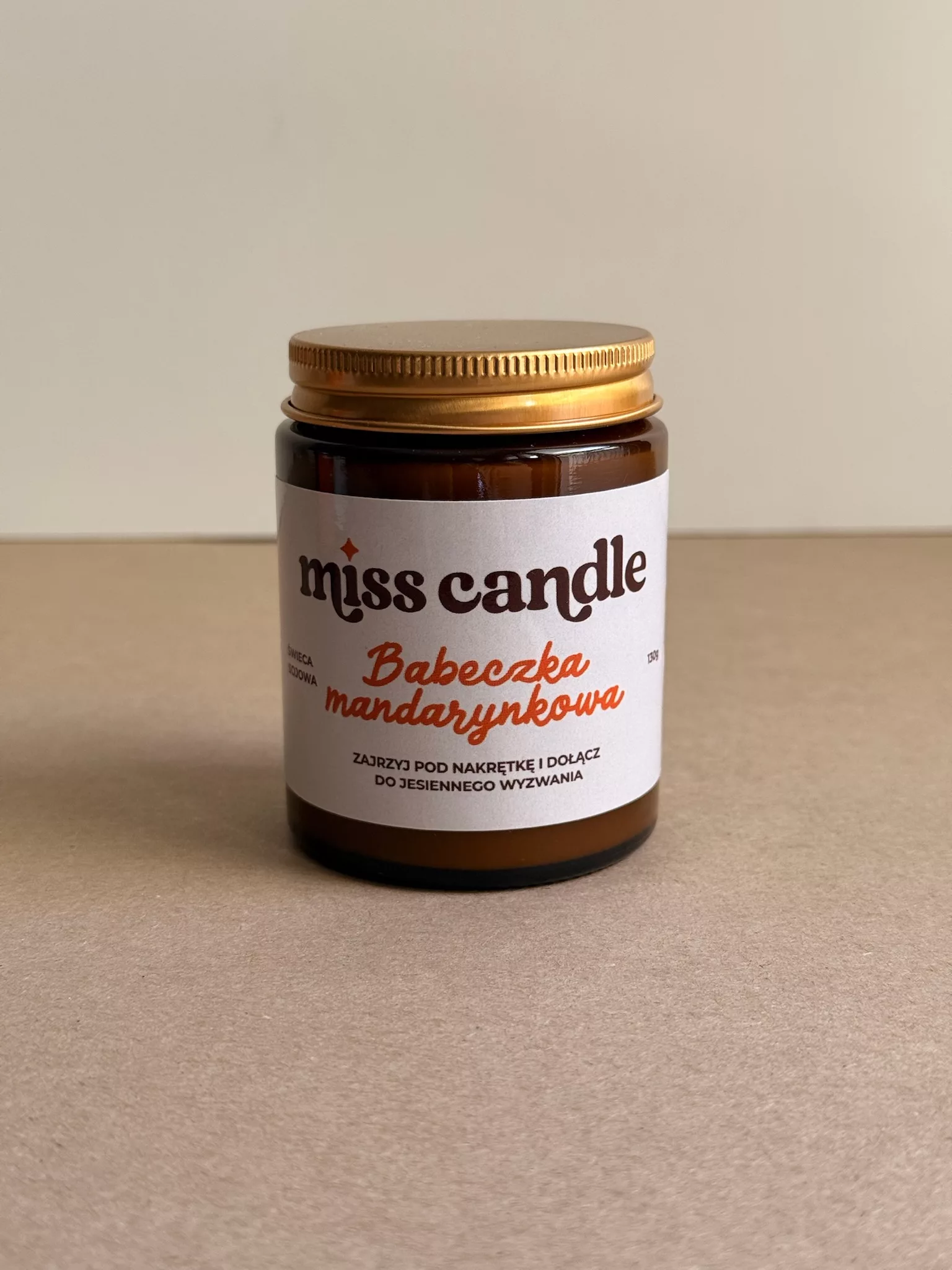 Świeca sojowa Babeczka mandarynkowa - obrazek 2