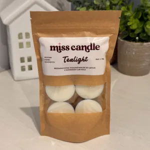 Zestaw "Tealight" - bezzapachowe podgrzewacze sojowe