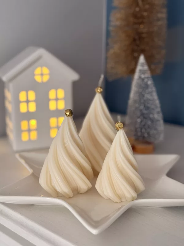 Świeca sojowa Choinka zakręcona