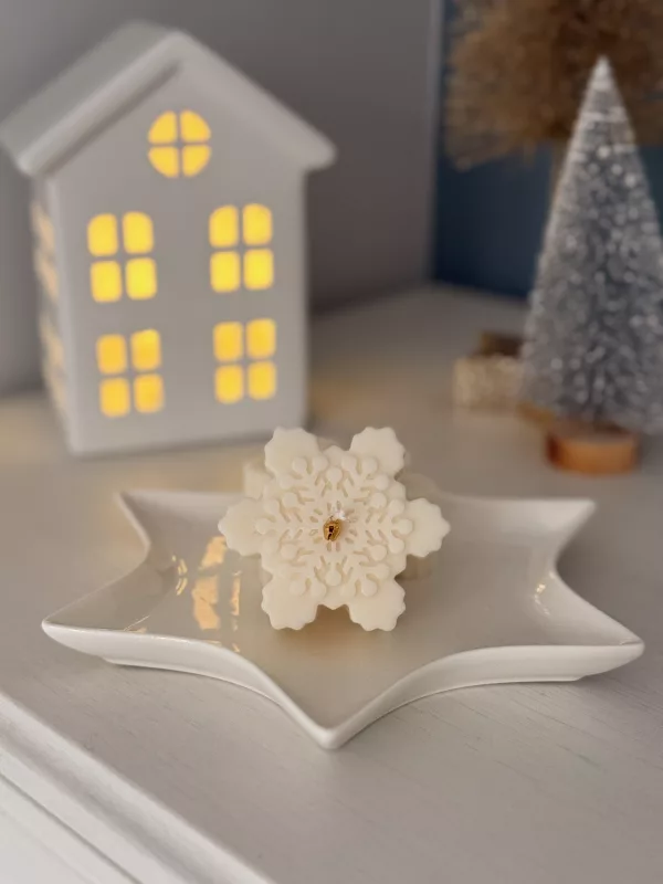 Świeca sojowa Śnieżynka