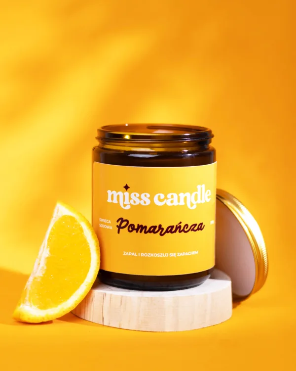 Świeca sojowa Pomarańcza