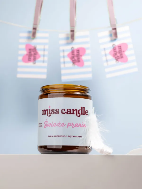 Świeca sojowa Świeże pranie