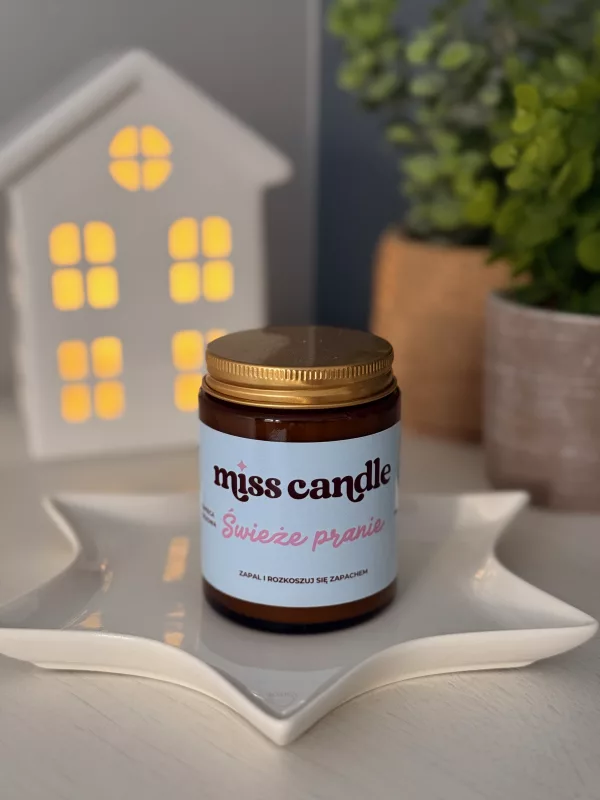 Świeca sojowa Świeże pranie