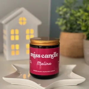 Świeca sojowa Malina