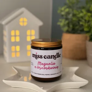 Świeca sojowa Magnolia z brzoskwinią